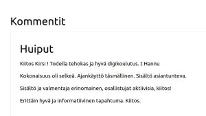 Turku-Science-Park-Digiloikka-1.päivä-sanallinen-palaute